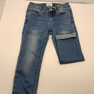 Hudson Ankle Cuff Jeans Girls Size 7 Light Denim